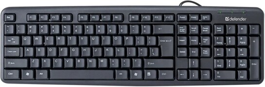 Клавиатура Defender Element HB-520 USB проводная  