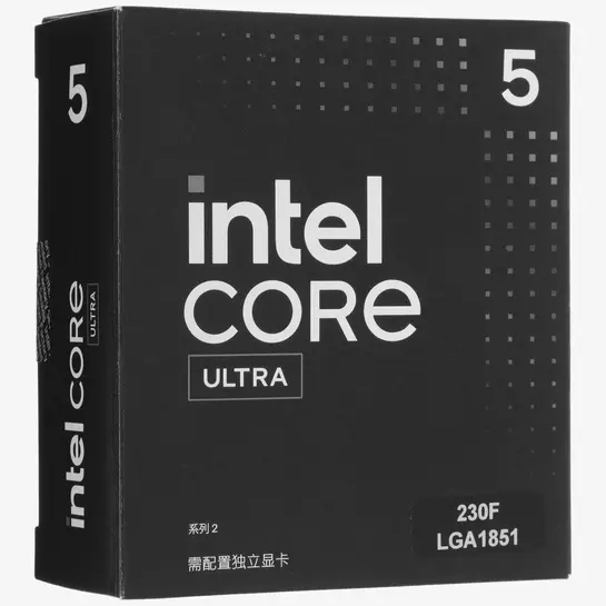 Процессор Intel Core Ultra 5 230F: 10 ядер, 3 нм, 65 Вт (с кошельком WB)