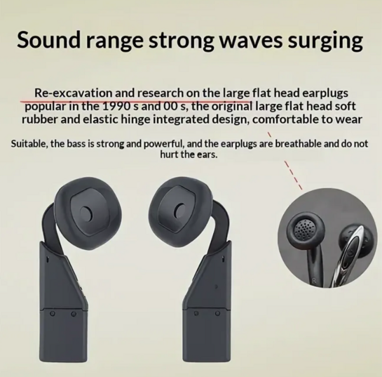 TWS Bluetooth наушники SIAX Fold Buds (тонкие)
