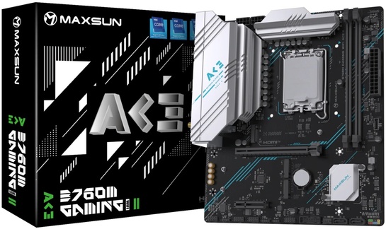 Подборка материнских плат на LGA 1700 под DDR5 от Maxsun, например, B760M