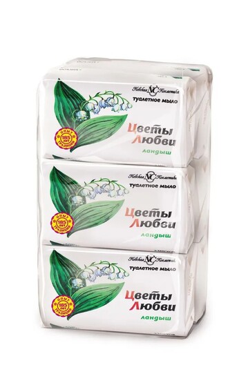 Мыло Невская Косметика Ландыш 6 шт (с картой банка-партнёра)