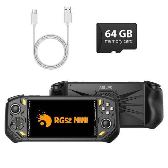 Высокопроизводительная портативная игровая приставка AISLPC RG52 MINI (с банками-партнерами, из-за рубежа)