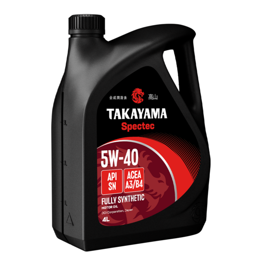 Масло моторное TAKAYAMA Spectec 5W-40, Синтетическое, 4 л (с банками-партнерами, зависит от города)