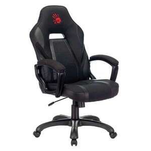 Кресло игровое A4 BLOODY GC-370, на колесиках, ткань дышащая, черный