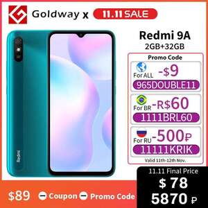Смартфон Redmi 9A 2/32ГБ (глобальная версия)