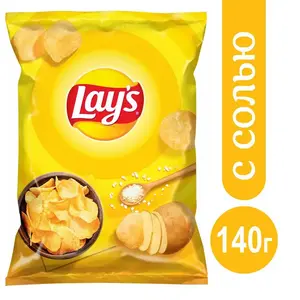 [Саратов, Самара и возм.др.] Чипсы Lays 140гр с солью (цена с ozon картой)