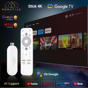 Смарт ТВ приставка HOMATICS 4K TV Stick (из-за рубежа, по Ozon карте)