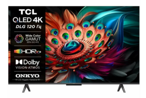 50" Телевизор TCL 50C655-CN, QLED, 4K Ultra HD, черный, смарт ТВ, Google TV
