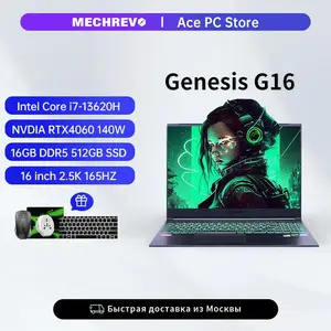 Ноутбук MECHREVO Genesis G16, Intel i7-13620H, NVIDIA RTX 4060, 16 ГБ DDR5, 512 ГБ SSD, 2.5K QHD