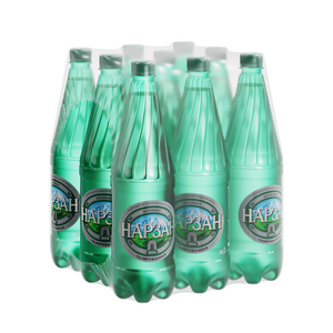 Минеральная вода газированная "Нарзан", 9 шт. по 1 л. (44₽/шт.)