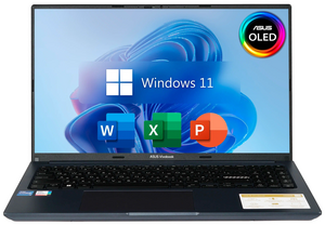 15.6" Ноутбук ASUS VivoBook 15X, 2.8К OLED 2880 x 1620 120Hz, Intel Core i5-12500H, RAM 16 ГБ, SSD 512 ГБ, Intel Iris X Graphics, Windows Pro + Office 2021 Pro Plus