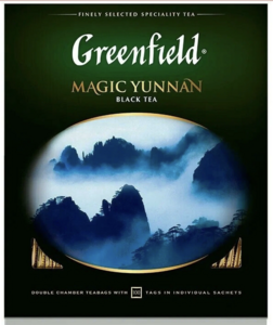 [СПб] Чай черный Greenfield Magic Yunnan в пакетиках, 100 пак.