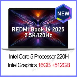 Ноутбук REDMI Book 16 2025, 16", 2К, C5-220Н, 16/512 Гб, Windows 11 