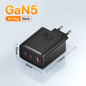 Зарядное устройство Baseus GaN 65 Вт