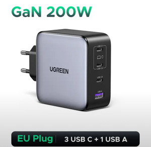 Зарядный блок Ugreen 200Вт, Gan PD 3.1