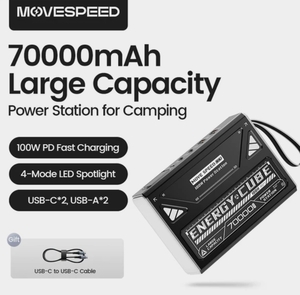 Внешний аккумулятор MOVESPEED 70000mAh 100W