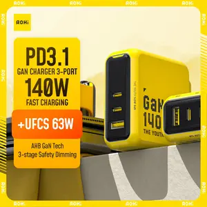 Зарядное устройство AOHI Youth AOC-C017, PD3.1, 3-портовый Type-C