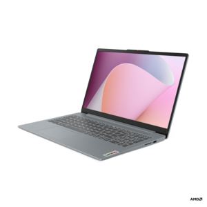 Ноутбук Lenovo IdeaPad Slim 3 15AMN8, 15.6", IPS, 1920x1080, Ryzen 3 7320U, 8/256 Гб, Radeon 610M Graphics, без ОС