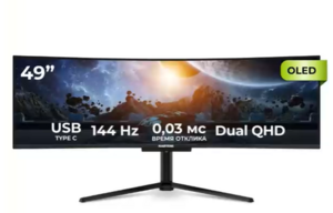 Монитор OLED 49" Hartens HTM49G144-O + 50 995 баллов (с картой Ozon)