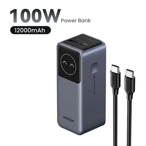 Портативный внешний аккумулятор Ugreen Nexode PB724 100 Вт 12000 мАч