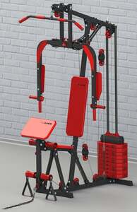 Силовой тренажёр Leco-IT Home, весовой стек 60 кг (с Ozon картой)