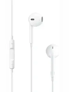 Проводные наушники Apple EarPods with 3.5mm Headphone Plug, с микрофоном, белые (с Озон картой)