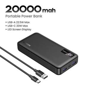 Внешний аккумулятор UGREEN PB312, 20000 мАч, PD, 20 Вт