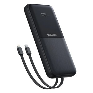 Внешний аккумулятор Baseus Lipow Dual-Cable, 20000 мАч, PD, 22,5 Вт