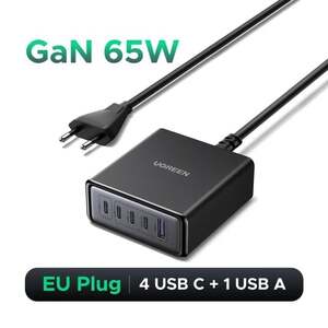 Зарядное устройство 5 в 1 Ugreen X767 GaN 65 Вт