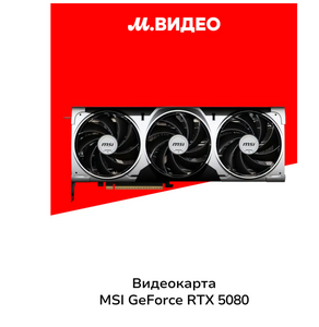 Видеокарта GeForce RTX 5080 Ventus 3X OC 16Gb (WB кошелек) 