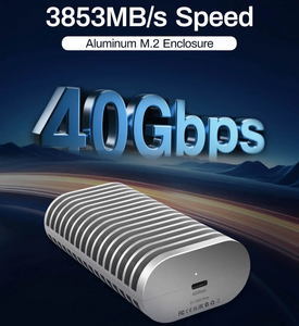 Корпус TERRAMASTER D1 SSD Plus для M2/NVMe накопителей из цельного куска алюминия 