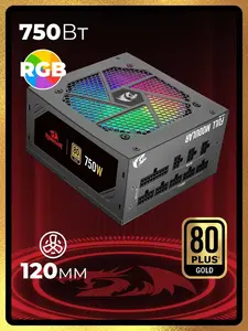 Блок питания Redragon RGPS-750W RGB 80 Plus Gold (с WB кошельком)