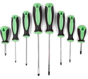 Набор отверток Помощник P017K(49995), 8 предметов, в блистере 