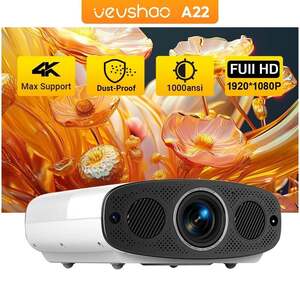 Проектор VEVSHAO A22, 1LCD (из-за рубежа, с картой OZON)