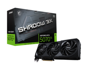 Видеокарта MSI GeForce 5070 Ti 16G SHADOW 3X OC (с макс. кошельком ВБ)