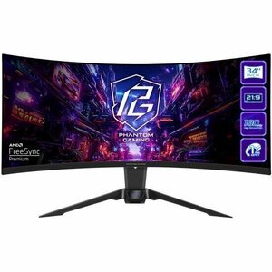  34" Монитор AsRock Phantom Gaming PG34QRT3A WQHD 3440-1440
