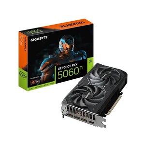 Видеокарта Gigabyte GeForce RTX 5060 Ti 16 ГБ GV-N506TWF2MAX OC-16GD (с картой OZON)