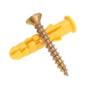 Дюбель-саморез 6,0*60 универсальный желтый цинк. пакет 1 кг (с картой OZON) 300 бонусов в магазине