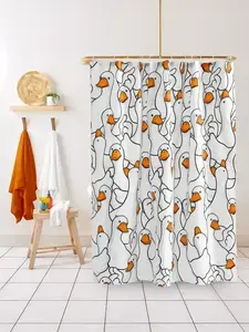 Штора Crazy Getup для ванной комнаты и душа 180х180 (с ВБ кошельком)