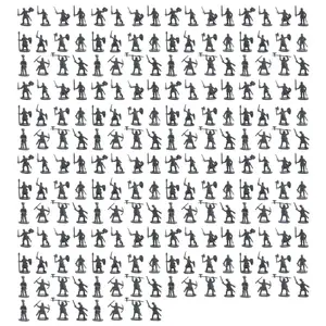 1:72 Комплект Пластиковых фигурок древних солдат 200 шт (с озон картой, из-за рубежа)