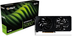 Видеокарта Palit GeForce RTX 5060 Ti DUAL 8 ГБ (с картой OZON)