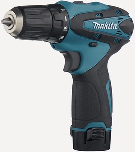 Дрель-шуруповерт аккумуляторная Makita DF330DWE 10.8 В, 2х1.3 Ач Li-ion, БЗП-10мм, 0-350 \\ 1300 об \\14 Нм, кейс