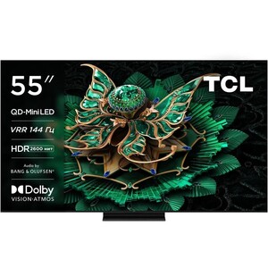 Телевизор 55" TCL 55C7K, 144 Гц, QD-MiniLED, Google TV (с WB кошельком)