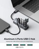 USB хаб Yottamaster PH4U-C3 хаб USB 3.2 Gen1 USB C (из-за рубежа, с картой OZON)
