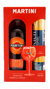 [Самара и др] Набор Martini Fiero  специальный выпуск + 2 банки тоника 0,75 л
