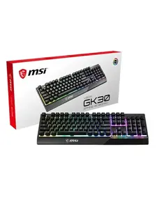 Клавиатура MSI VIGOR GK30 GAMING BLACK RUS, плунжерного типа, 104 кл., кириллица (с ВБ кошельком)
