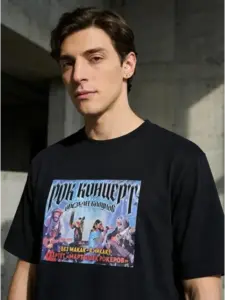 Футболка с принтом ТВОЕ Рок концерт (с ВБ кошельком)