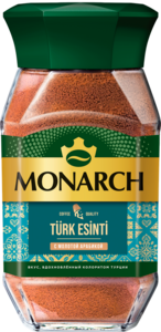 Кофе растворимый Monarch TÜRK ESİNTİ, 90 г (с макс. кошельком, с подпиской)