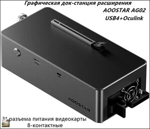 Графическая док-станция AOOSTAR AG02 – OCulink+USB4/Tunderbolt (из-за рубежа)