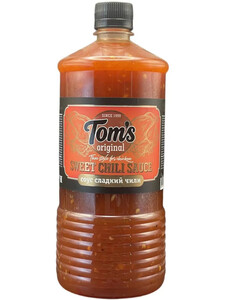 Сладкий Чили Соус Tom's 1.2 л (с картой OZON)